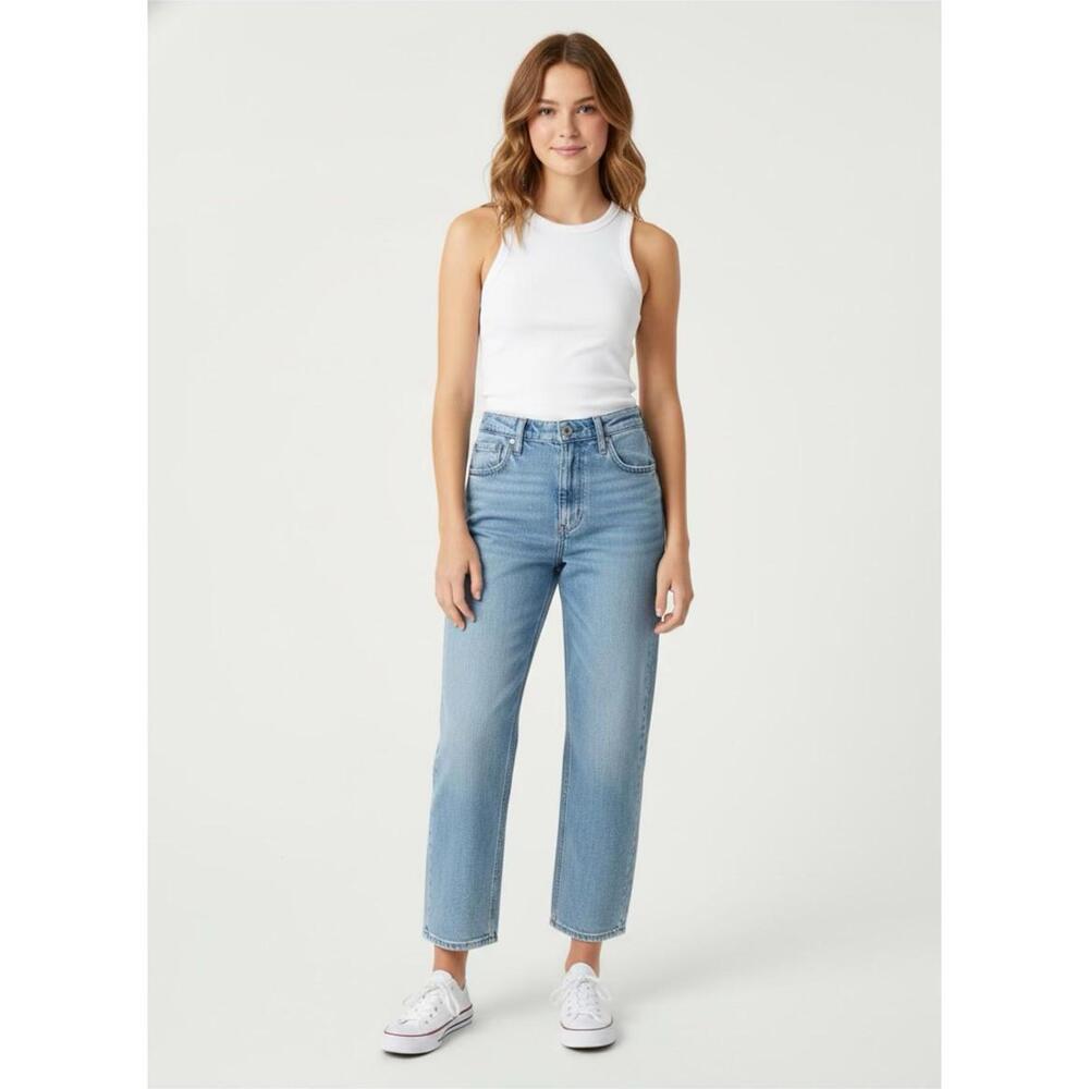 NWT Rag & Bone Jeans Womens 28 Blue Denim Annie Wide Leg Ankle  USA Made $248